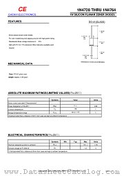 1N4731 datasheet pdf Chenyi Electronics