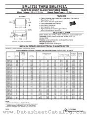 SML4757 datasheet pdf General Semiconductor
