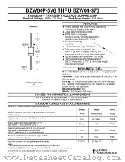 BZW04P9V4 datasheet pdf General Semiconductor