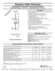 P4KA8.2A datasheet pdf General Semiconductor