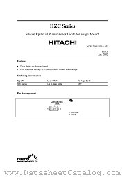 HZC3.9 datasheet pdf Hitachi Semiconductor