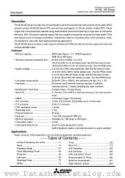 M30620ECGP datasheet pdf Mitsubishi Electric Corporation