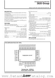 M38207E8-XXXFP datasheet pdf Mitsubishi Electric Corporation
