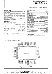 M38223E4FS datasheet pdf Mitsubishi Electric Corporation