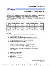 W523S12 datasheet pdf Winbond Electronics