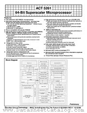 ACT-5261PC-250F17I datasheet pdf Aeroflex Circuit Technology