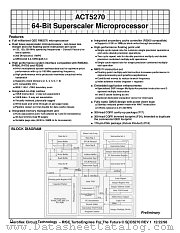 ACT-5270PC-150F17I datasheet pdf Aeroflex Circuit Technology