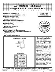 ACT-9S512K8N-025L2I datasheet pdf Aeroflex Circuit Technology