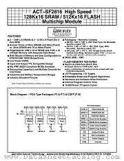 ACT-SF2816N-26P7Q datasheet pdf Aeroflex Circuit Technology