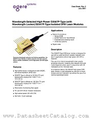 D2547P899 datasheet pdf Agere Systems