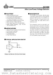 AIC1680-P59CX datasheet pdf Analog Integrations Corporation
