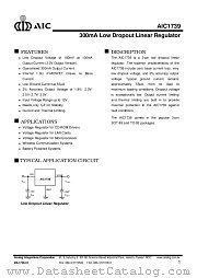 AIC1739-20CZL datasheet pdf Analog Integrations Corporation
