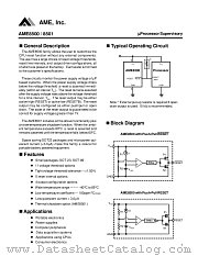 AME8501AEFTCA21 datasheet pdf AME