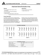 CSPST16-390F datasheet pdf California Micro Devices Corp
