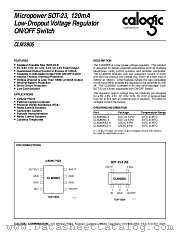 CLM2805C-3.3 datasheet pdf Calogic