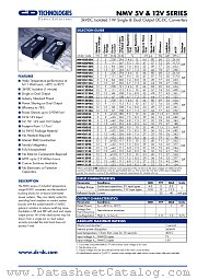 NMV0515S datasheet pdf C&D Technologies