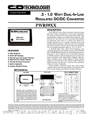 PWR5925 datasheet pdf C&D Technologies