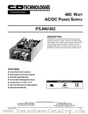 PX400-U4J datasheet pdf C&D Technologies