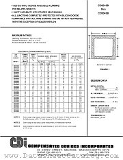 CD3043B datasheet pdf Compensated Devices Incorporated