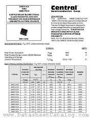 3SMC43CA datasheet pdf Central Semiconductor