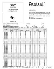 CLL4742A datasheet pdf Central Semiconductor