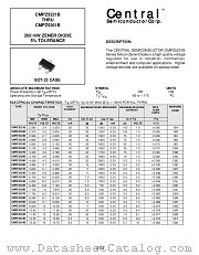 CMPZ5241B datasheet pdf Central Semiconductor