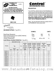 P6SMB180CA datasheet pdf Central Semiconductor