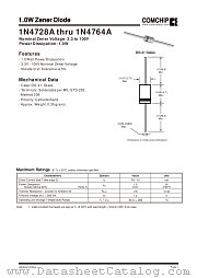 1N4750A datasheet pdf Comchip Technology