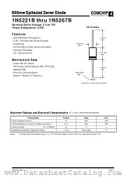 1N5250B datasheet pdf Comchip Technology
