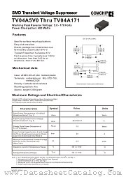 TV04A171KB datasheet pdf Comchip Technology