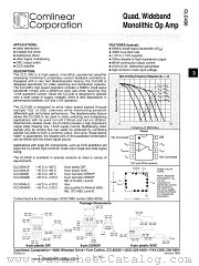 CLC430 datasheet pdf Comlinear Corporation