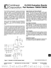 CLC533 datasheet pdf Comlinear Corporation