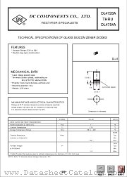 DL4749A datasheet pdf DC Components