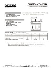 ZM4752A datasheet pdf Diodes