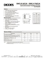 SMCJ90CA datasheet pdf Diodes