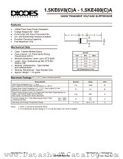 1.5KE43A datasheet pdf Diodes