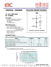1N5353A datasheet pdf EIC discrete Semiconductors