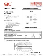 1N5938A datasheet pdf EIC discrete Semiconductors