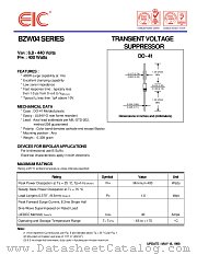 BZW04-19 datasheet pdf EIC discrete Semiconductors