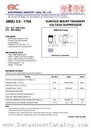 SMBJ75 datasheet pdf EIC discrete Semiconductors