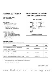 SMBJ13CA datasheet pdf EIC discrete Semiconductors