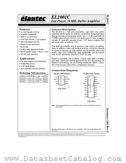 EL2001ACN datasheet pdf Elantec Semiconductor