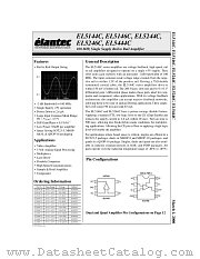 EL5444CN datasheet pdf Elantec Semiconductor