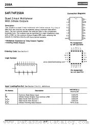 54F258A datasheet pdf Fairchild Semiconductor