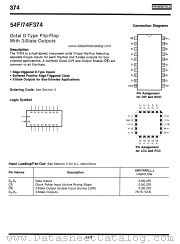 54F374 datasheet pdf Fairchild Semiconductor