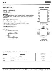 54F378 datasheet pdf Fairchild Semiconductor