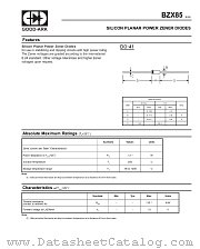 BZX85160 datasheet pdf GOOD-ARK Electronics
