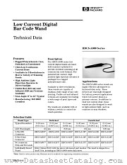 HBCS-A407 datasheet pdf Agilent (Hewlett-Packard)