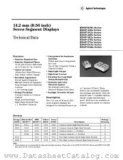 HDSP-5501 datasheet pdf Agilent (Hewlett-Packard)