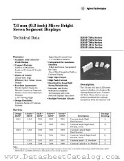 HDSP-A157-00Z00 datasheet pdf Agilent (Hewlett-Packard)